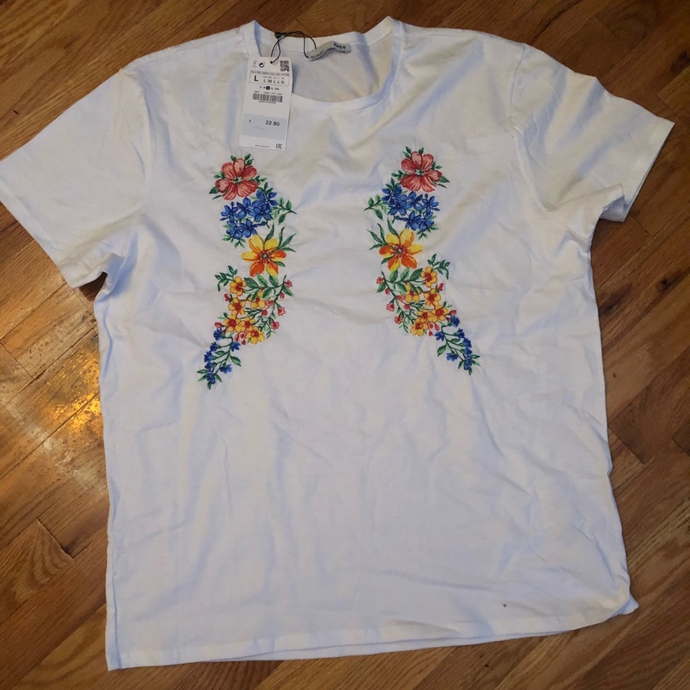 Zara Flower Shirt